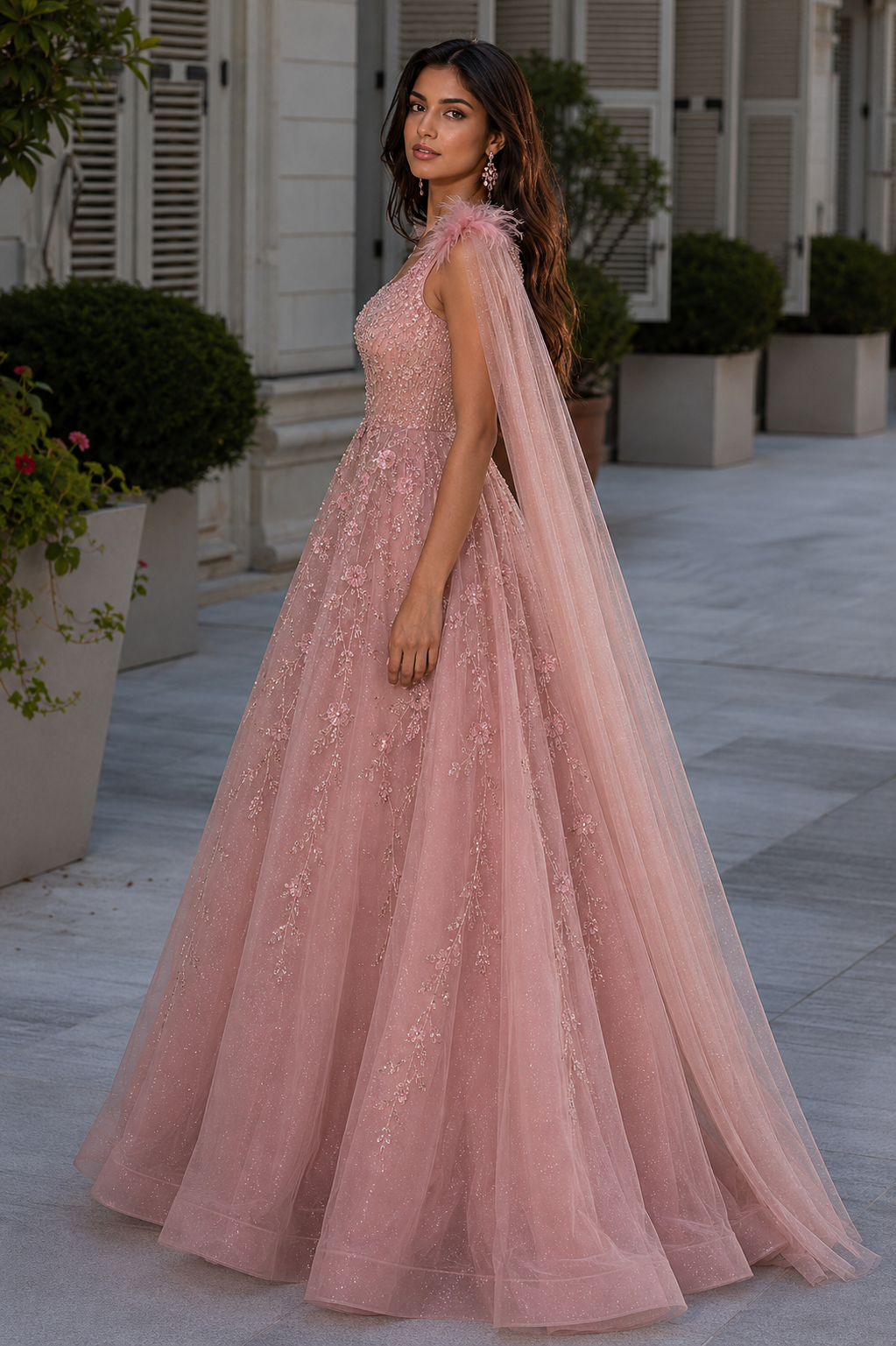 Ethereal Gown in Pink