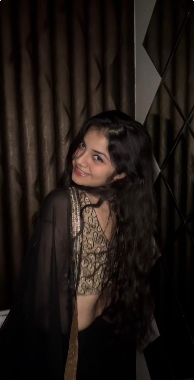 Starlit Noir Saree