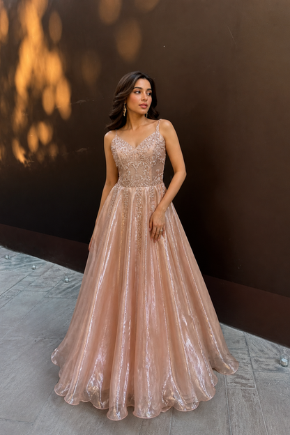 Champane Radiance Gown