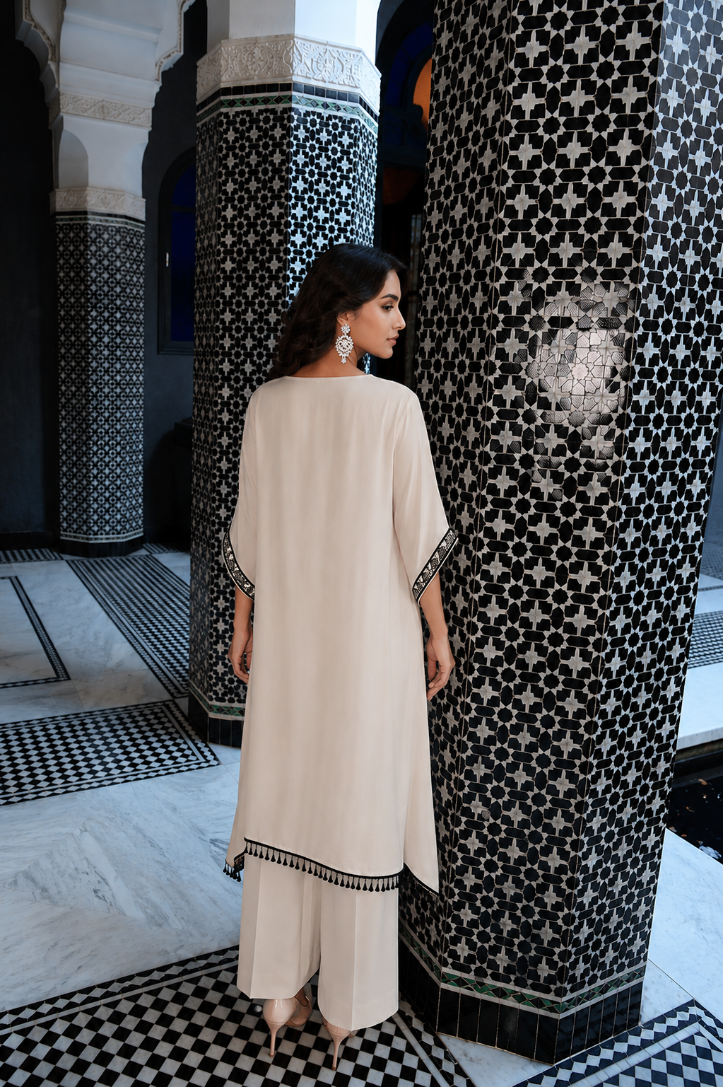 Mysa Noir Ethnic Co-ord Set