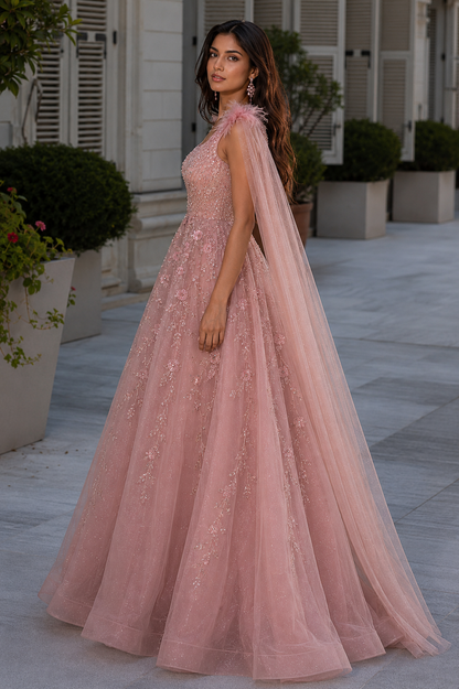 Ethereal Gown in Pink