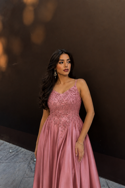 Rosabelle Grace Evening Gown in pink