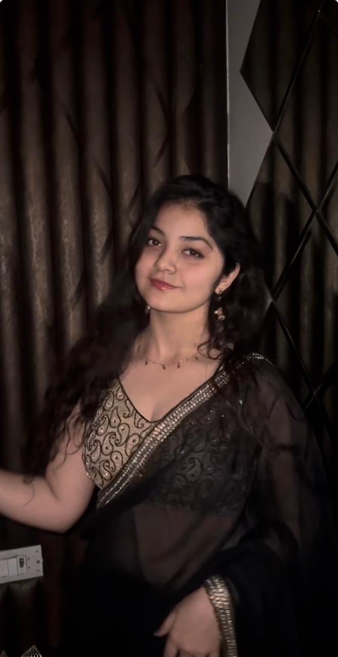 Starlit Noir Saree